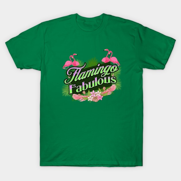 Flamingo Fabulous T-Shirt by Berlin Larch Creations